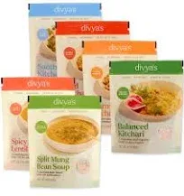 Divyas One-Pot Meal Variety Pack Bundle, Ayurvedic Meals With Grains, Lentils, & Spices, Healthy & Nourishing Plant-Based Meal, Vegan, Non-GMO, Gluten