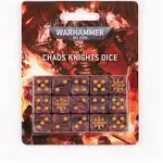 Warhammer 40K: Chaos Knights - Dice Set