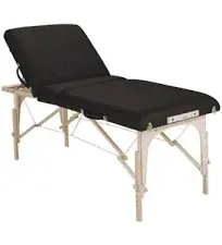 Earthlite Portable Massage Table Package Avalon Tilt Reiki Endplate, Premium Flex-Rest Face Cradle & Strata Cushion, Carry Case