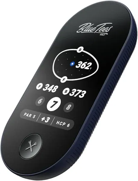 Blue Tees The Ringer Handheld Golf GPS - Black