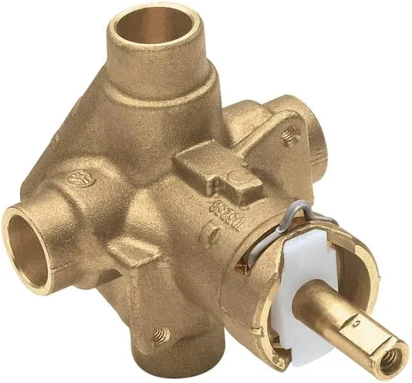 Moen Monticello Posi-Temp 1/2-Inch CC Pressure Balancing Valve 2520