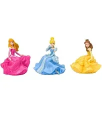 2 PC.DecoPac Disney Princess Once Upon A Moment DecoSet Cake Topper BELLE/AURORA