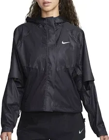 Size L- Nike Running Division Aerogami Women&#039;s Storm-FIT ADV Jacket, Black.