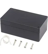 Zulkit Waterproof Plastic Project Box ABS IP65 Electrical Junction Box Enclosure Black 6.22 x 3.54 x 2.36 inch (158 x 90 x 60mm)