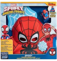 Marvel Spidey and His Amazing Friends Toddler Dress-up Set &amp; Mini Vehicle 3T-4T