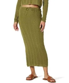 NWT The Drop Women&#x27;s Makayla Crochet Maxi Skirt