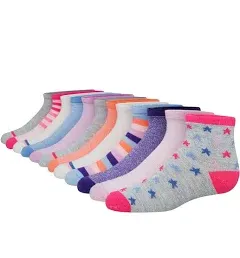 Hanes Girls' Fashion Ankle Socks