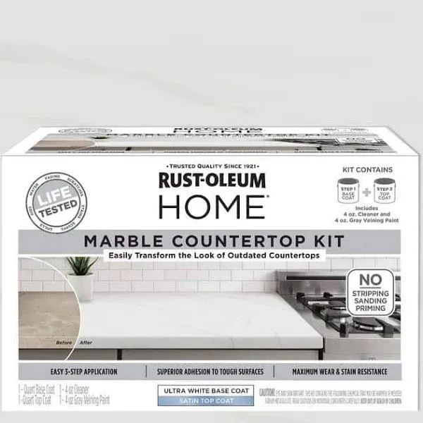 Rust-Oleum® HOME Countertop Marble Base Coating Kit - 64 oz.