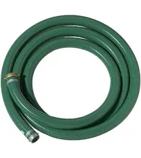 Apache 2&#034; x 20&#039; Green PVC Water Suction Hose Assembly w/MxF Aluminum Short Shank