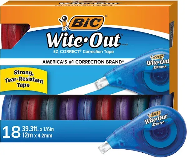 BIC Wite Out EZ Correct Correction Tape