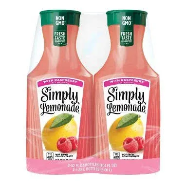 Simply Lemonade With Raspberry