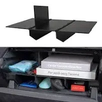 JDMCAR Glove Box Organizer Compatible with Toyota Tacoma Accessories 2023 2022 2021 2020 2019 2018 2017 2016，Insert ABS Black Materials Compartment Center Console Tray