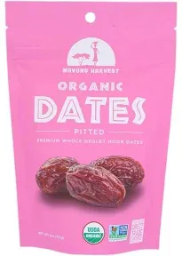 Mavuno Harvest Pitted Dates Dried Fruit Snacks | Organic Dried Dates | Healthy Snacks for Kids and Adults| Deglet Noor Dates | No Sugar Added, Vegan, Non GMO | Resealable Bulk Bag | 1 Pound