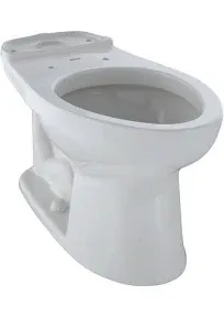 Toto Eco Drake Height Elongated Toilet Bowl C744EL#