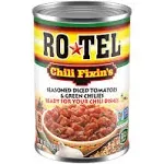 Ro-Tel Chili Fixins, Seasoned Diced Tomatoes and Green Chilies - 10 oz