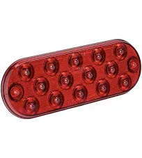 Maxxima (M63350R Red Oval Ultra-Thin Profile LED Stop Tail Turn Light