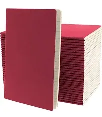 A5 Notebooks - Lined Books with 92 pages, 5.5&#034; x 8.3&#034; (Pink, 30 pack)