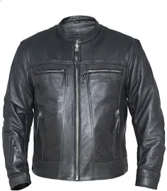 Vance Leather Men's Racer Jacket