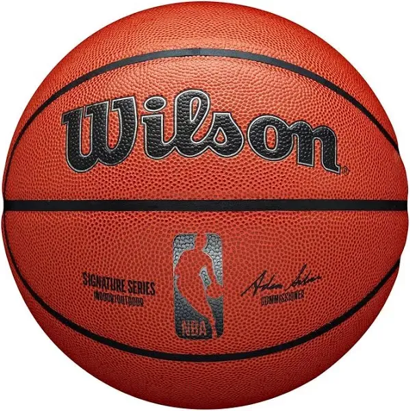 WILSON Signature Series Indoor/Outdoor NBA Basketball Size 7 New In Box GOLD