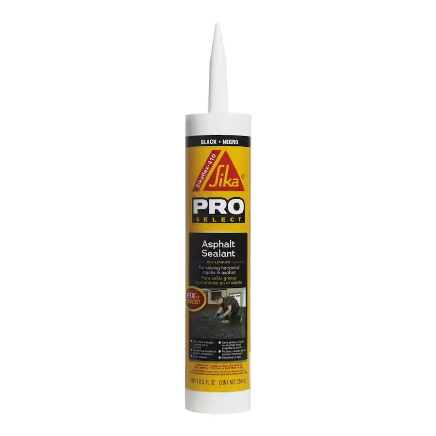 Sikaflex-410 Asphalt Sealant Black self-Leveling Hybrid Sealant for Filling Cracks