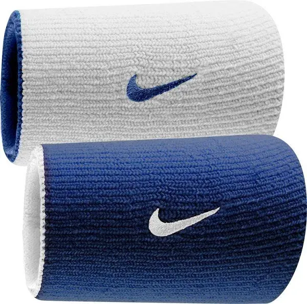 Nike Premier Home and Away Doublewide Wristbands (Black/White, Osfm)