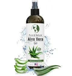 Earth's Daughter Organic Aloe Vera Gel from 100% Pure and Natural Cold Pressed Aloe