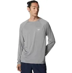 Speedo Men's UV Swim Shirt Easy Long Sleeve Regular Fit