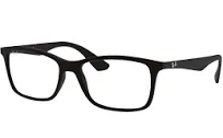 Ray-Ban RB7047 - Rectangle Tortoise Brown Frame Eyeglasses | Eyebuydirect