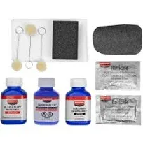 Super Blue Liquid Gun Bluing Kit with Cleaner Degreaser, Blue and Rust Remover