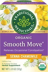 Traditional Medicinals Chamomile Smooth Move Tea - 16 bags, 1.13 oz box