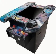 Full Size Professional Cocktail Arcade Machine | 412 Classic Games | 2-Player | Full Size LCD Screen, Buttons and Joystick