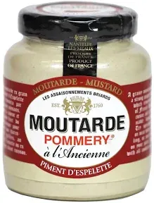 Pommery Whole Grain Mustard with Espelette Peppers