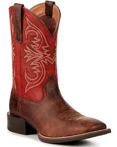 Sport Pardner Western Boot-MATTE REBEL BROWN