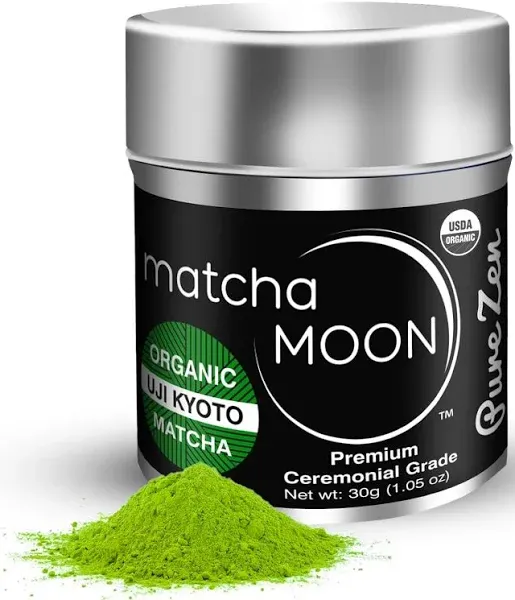 Matcha Moon Organic Ceremonial Grade Matcha Green Tea Powder