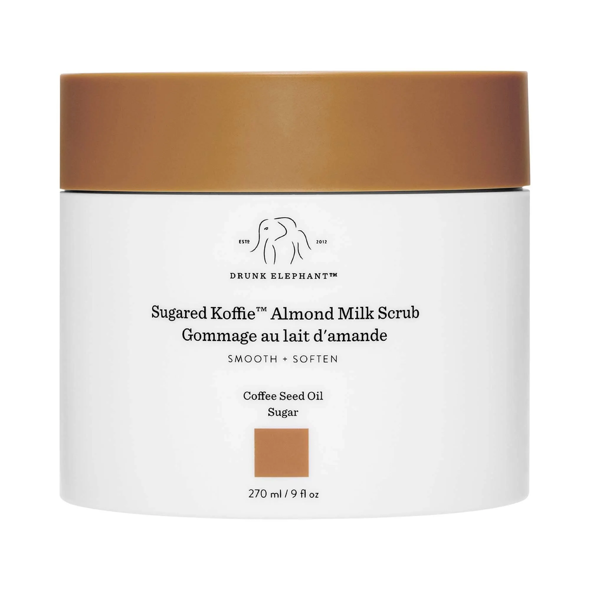 Drunk Elephant Sugared Koffie Almond Milk Body Scrub 270.0 mL