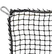 Just For Nets #18 Nylon Golf High Impact Net, 3/4" Mesh, Black