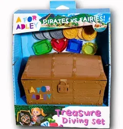 Merch, Adley Toy Pirates Vs Fairies Treasure Dive Chest for Boys and Girls for W