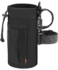 Bike Water Bottle Holder, 16-24oz Bike Cup Holder with Removable Non-slip Str...