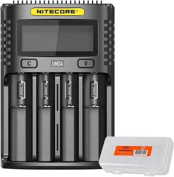 Nitecore UMS4 Intelligent USB Four Slot Superb Battery Charger