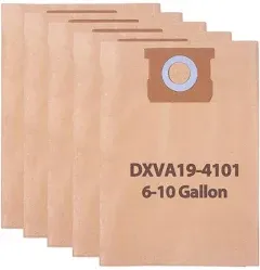 DeWalt Shop VAC Disposable Dust Filter Bags Replacement DXVA19-4101