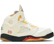 (PS) Air Jordan 5 Retro SP x Off-White 'Sail' (2020) CV4827-100