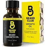 The Beard Club New The Beard Club | Beard Growth Oil - Promote a Healthy, Full Beard 1 fl. oz.