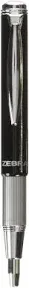 Zebra 10110 Telescopic Ballpoint Pens (Pack of 2) 1mm, Pocket Clip