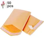 Fu Global #0 6x10 Inches Kraft Bubble Mailers Padded Envelopes Pack of