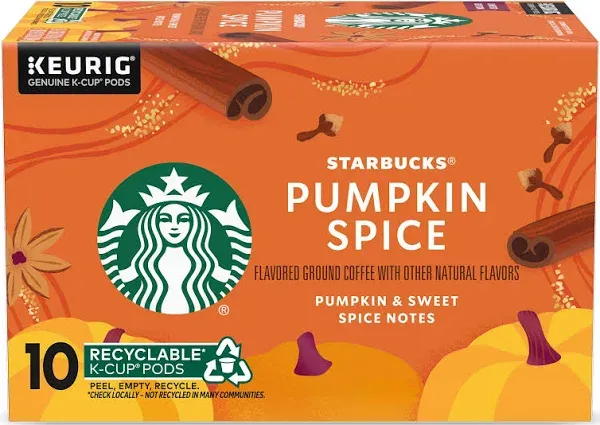 Starbucks Pumpkin Spice K-Cup Coffee Pods