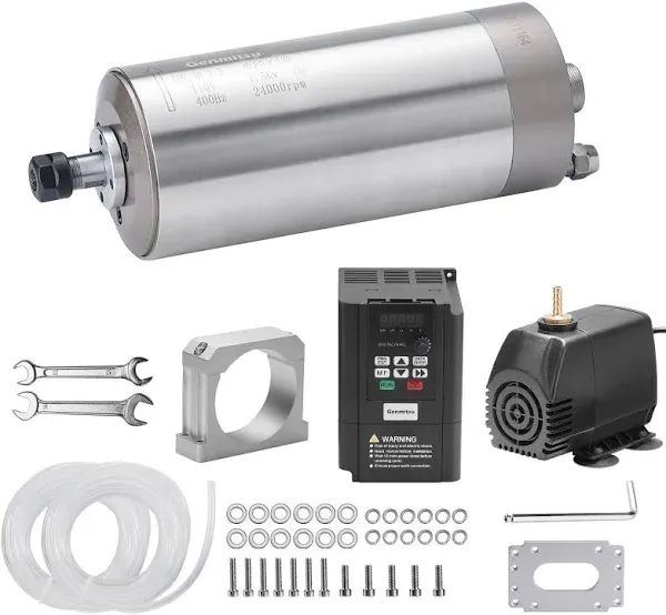 Genmitsu CNC Spindle Motor Kits, 2.2KW Water Cooled Spindle Motor