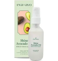 eva+avo Hair Shine Spray with Avocado Oil, 2 fl oz OPEN BOX