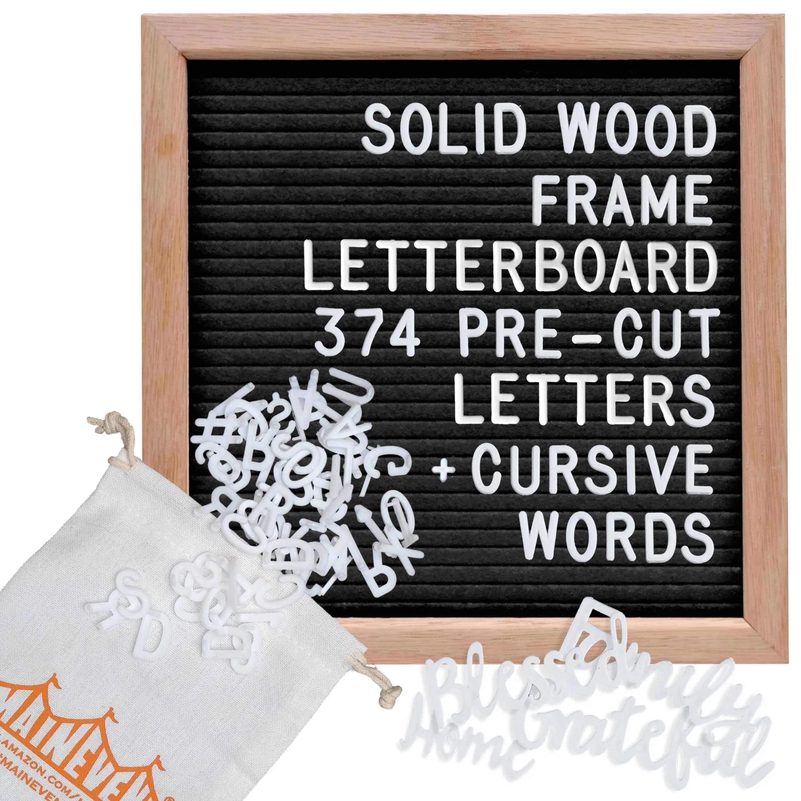 Wooden Felt Letter Board Sign Board Letters Precut Wifi Sign Wifi Password Si...