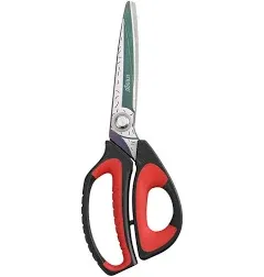 LIVINGO 10&#034; Multipurpose Heavy Duty Scissors, Premium Titanium Coating Forged...