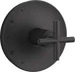 Kohler K-TS14423-3 Purist Rite-Temp Valve Trim with Cross Handle - Matte Black